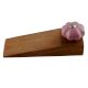2 Pieces Lavender Crackle Ceramic Melon Wooden Door Stopper